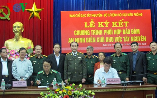 Cooperative program signed to enhance border security in Central Highlands - ảnh 1